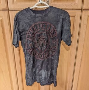 Men's Affliction Distressed T-shirt Size Small